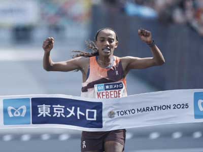 Sutume Asefa Kebede wins the 2025 Tokyo Marathon