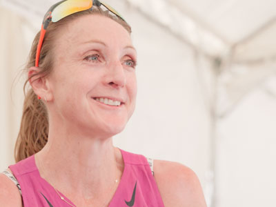 Paula Radcliffe runs Tokyo