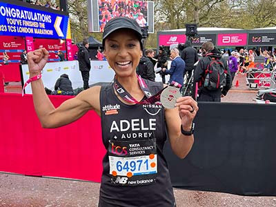 Adele Roberts - Presenter, Author, Campaigner, and now Tokyo Marathon Finisher 